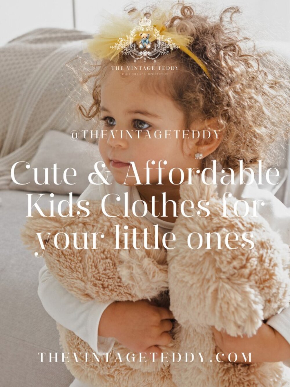 Shop for Cute & Affordable Kids Clothes for Your Little Ones The Vintage Teddy - Picture 1 of 1